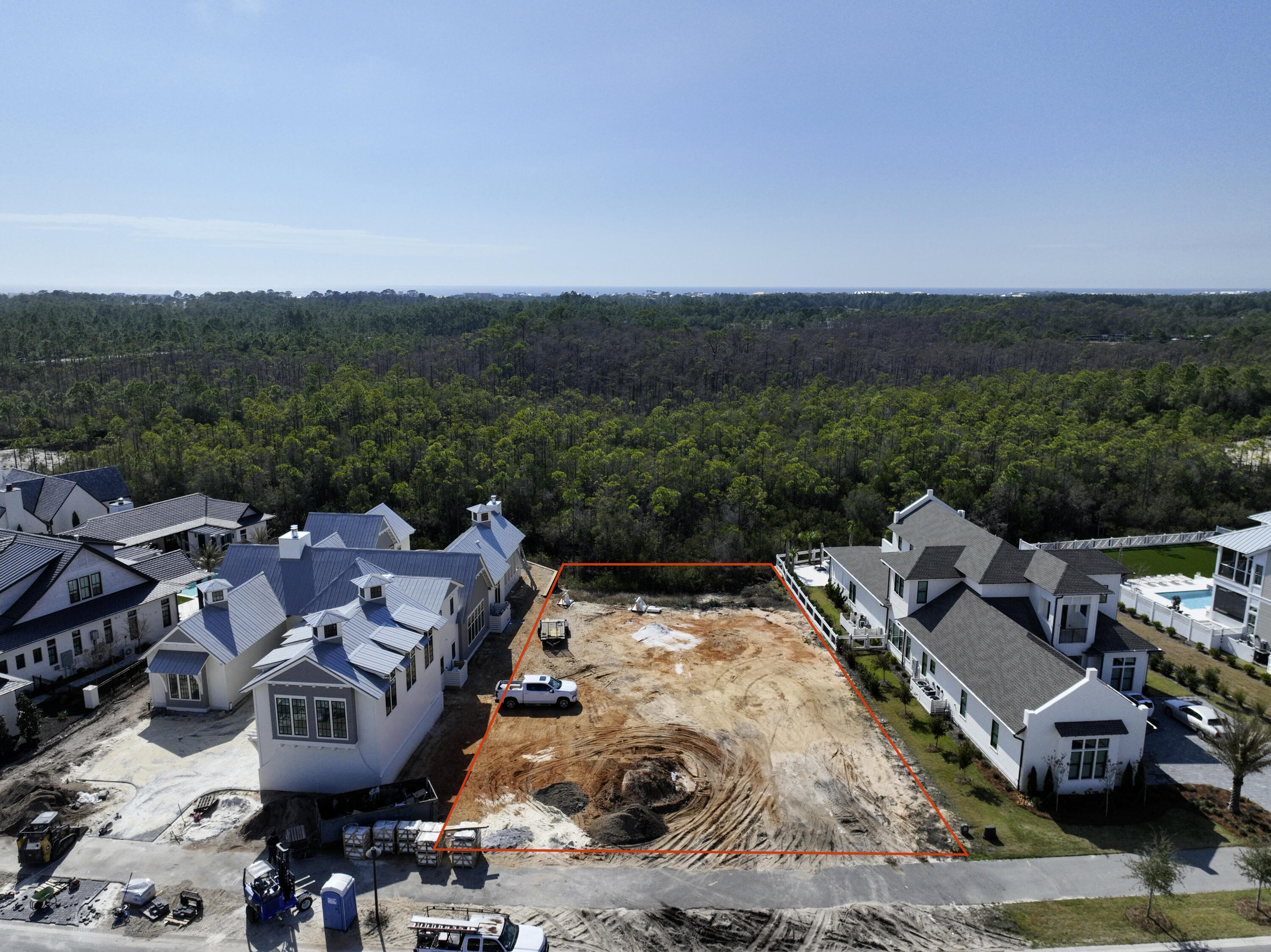 Lot 7 Golfridge Dr Inlet Beach Inlet Beach, FL 32461 - Photo 5 of 19 an aerial view of a house with mountain view