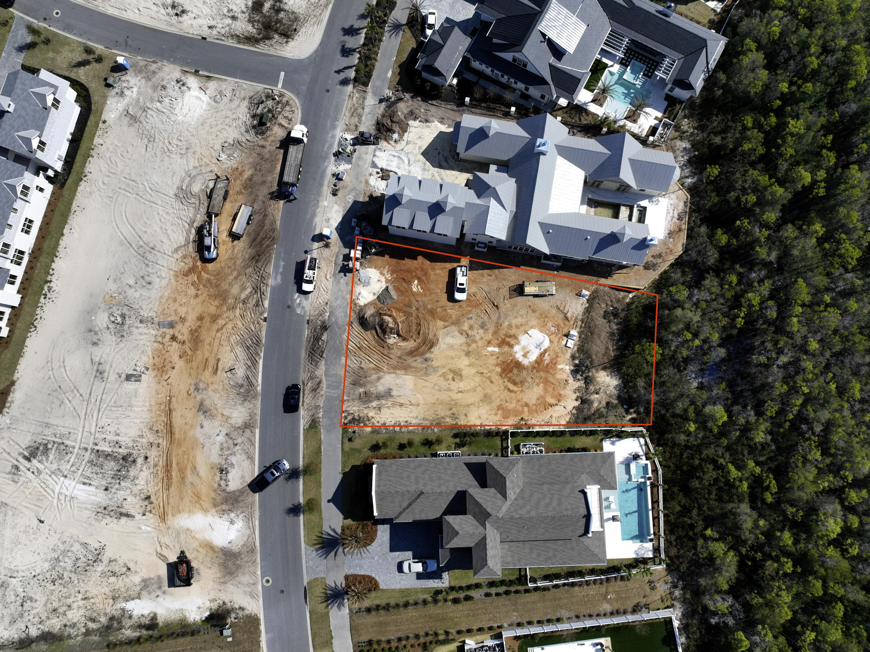 Lot 7 Golfridge Dr Inlet Beach Inlet Beach, FL 32461 - Photo 8 of 19 an aerial view of residential houses with outdoor space