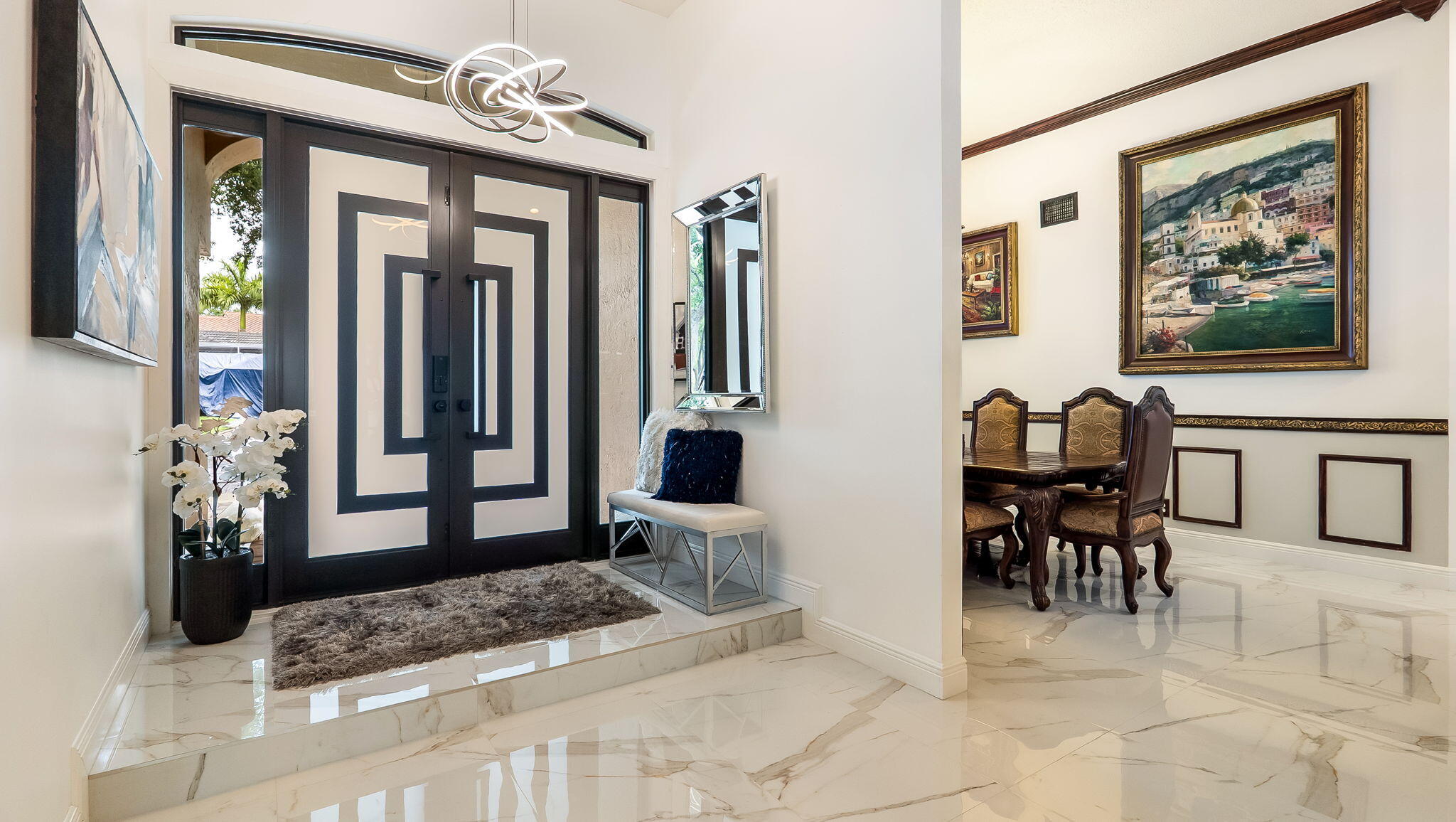 10810 Santa Rosa Drive Boca Raton, FL 33498 - Photo 6 of 52 Front Door/Dining