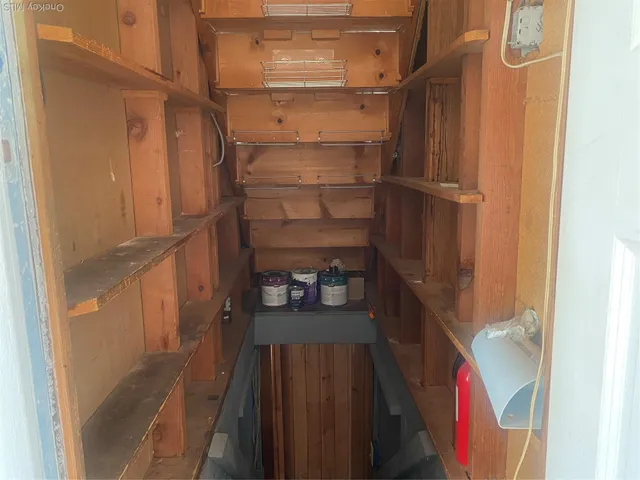 a view of a livingroom with a hallway