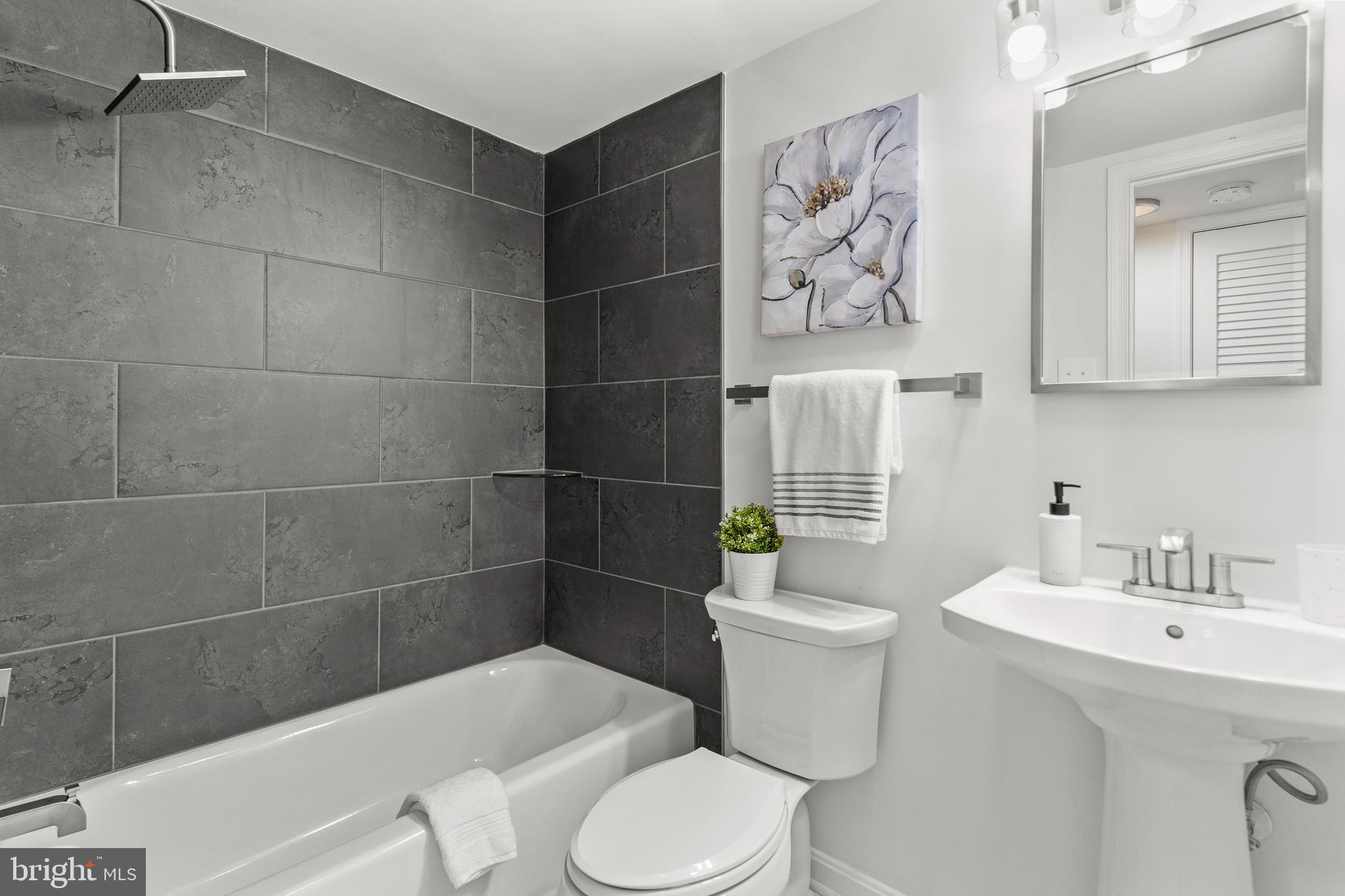 1910 T Street Northwest, Unit 2 Washington, DC 20009 - Photo 16 of 39 Totally renovated bathroom.