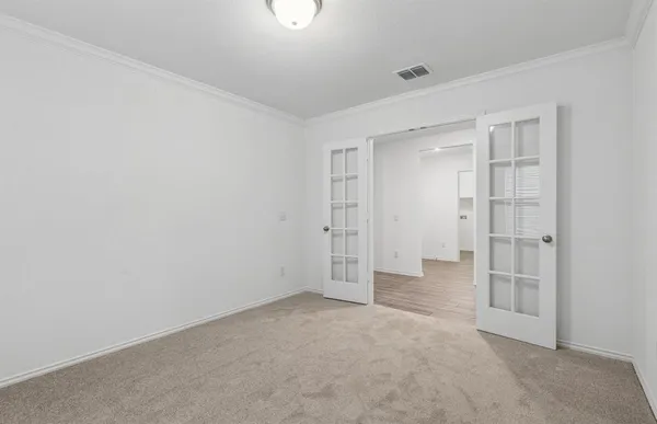 a view of empty room