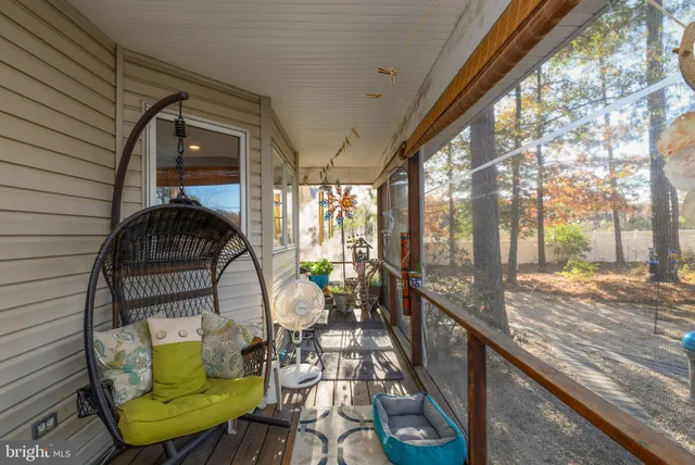 a view of backyard with green space