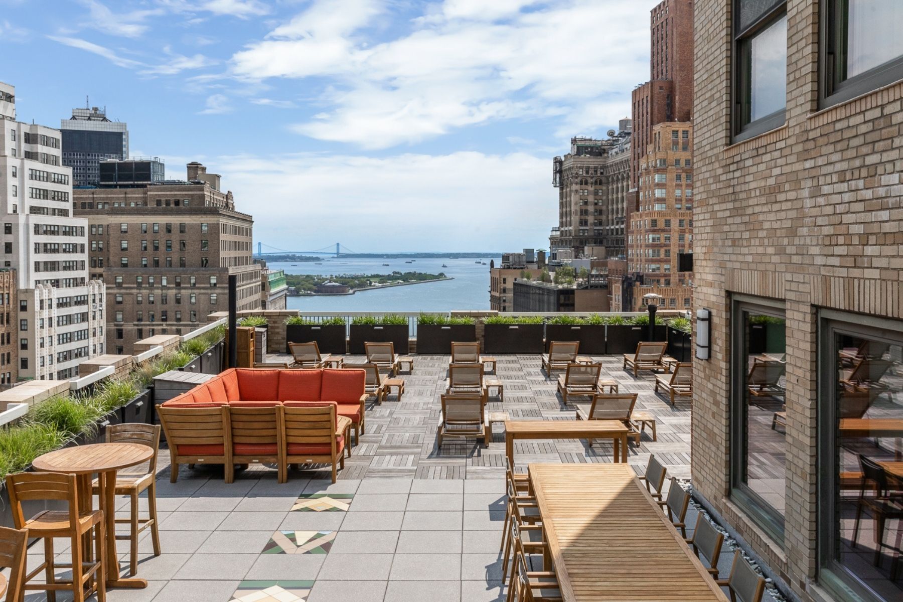 Undisclosed Address Manhattan, NY 10006 - Photo 8 of 9 a view of roof deck with patio