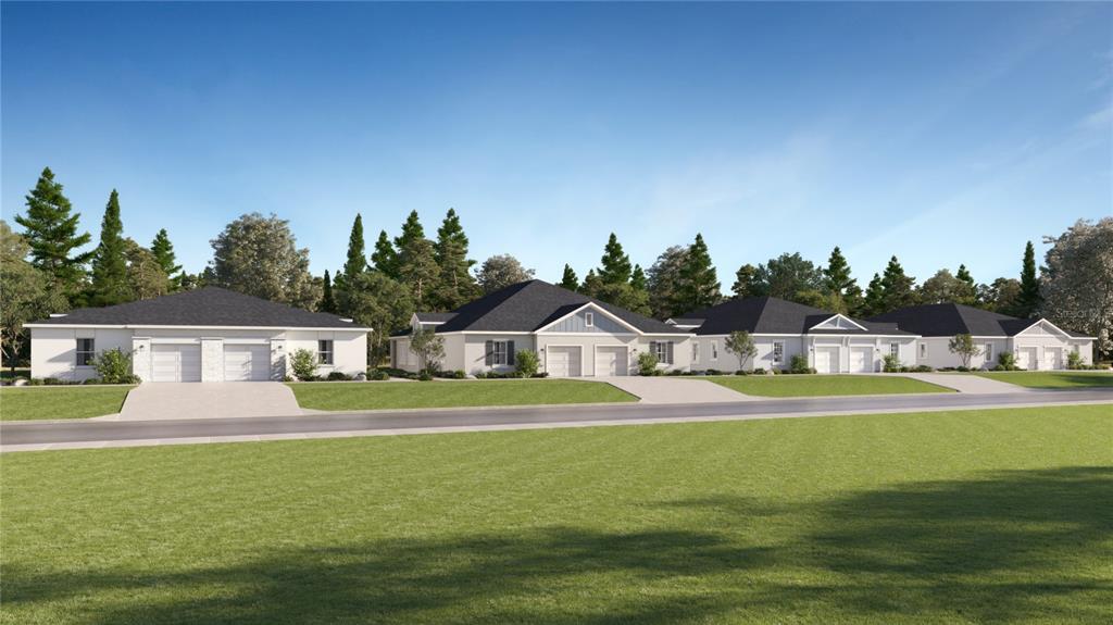 4249 Curacao Place Kissimmee, FL 34758 - Photo 20 of 30 a front view of a house with swimming pool having outdoor seating