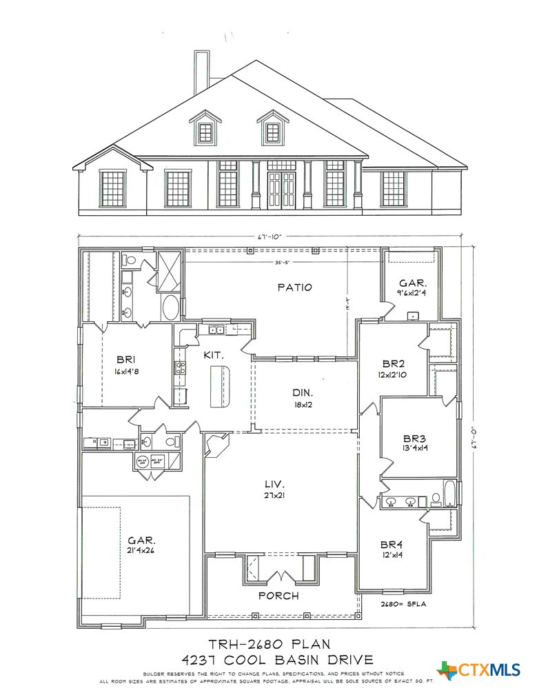 4237 Cool Basin Road Kempner, TX 76539 - Photo 4 of 36 a black and white photo of a black and white wall