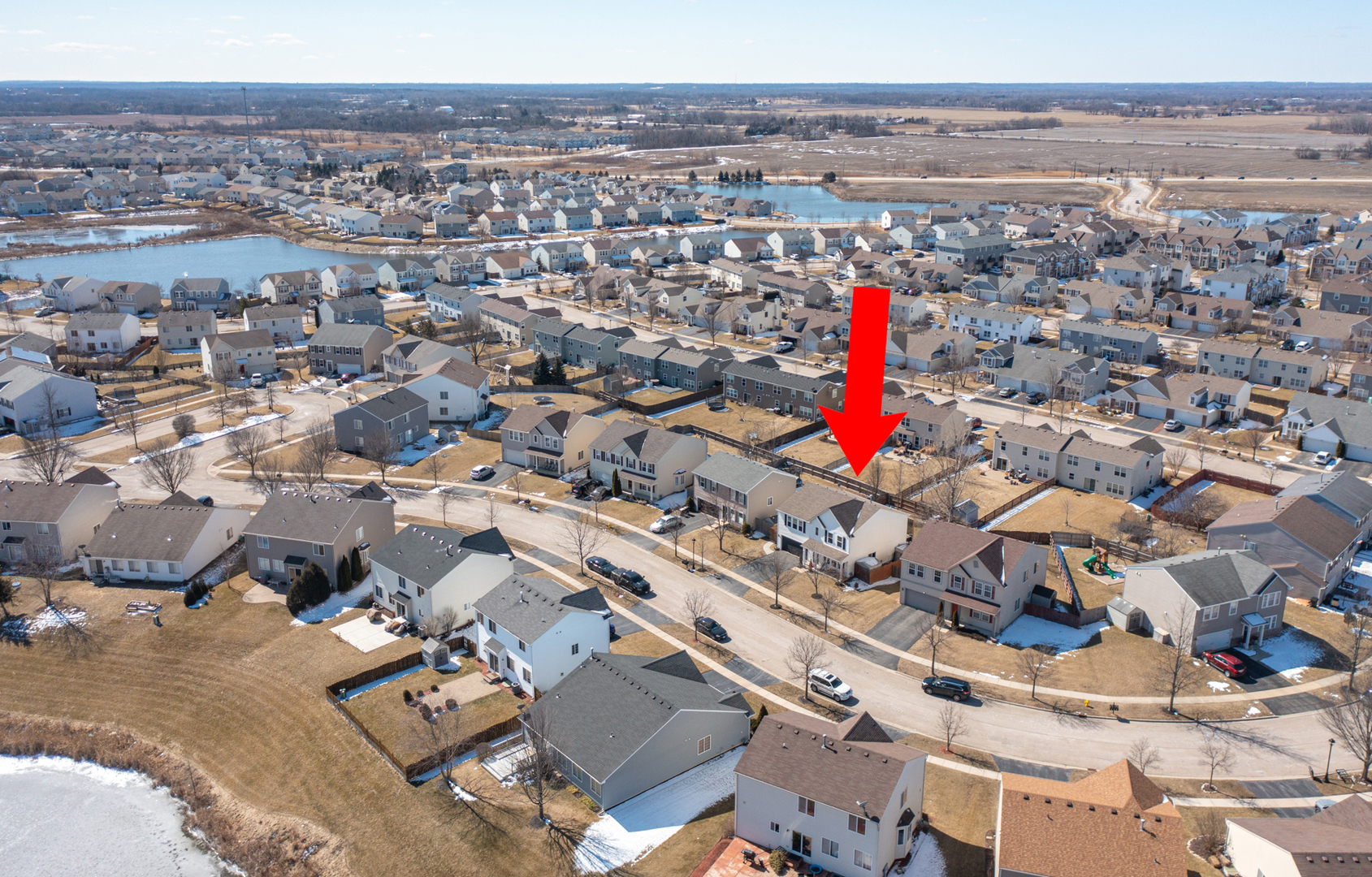 754 Beethoven Street Volo, IL 60073 - Photo 30 of 32 an aerial view of a city