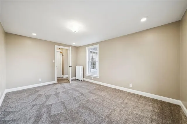 a view of an empty room