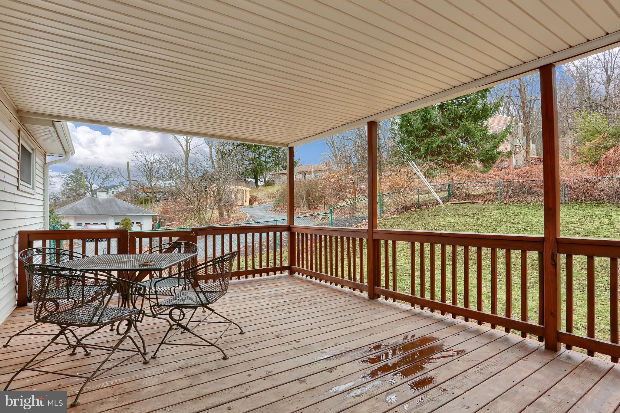 238 Clark Road Hershey, PA 17033 - Photo 14 of 24 Spacious Covered Deck is ideal for Entertaining