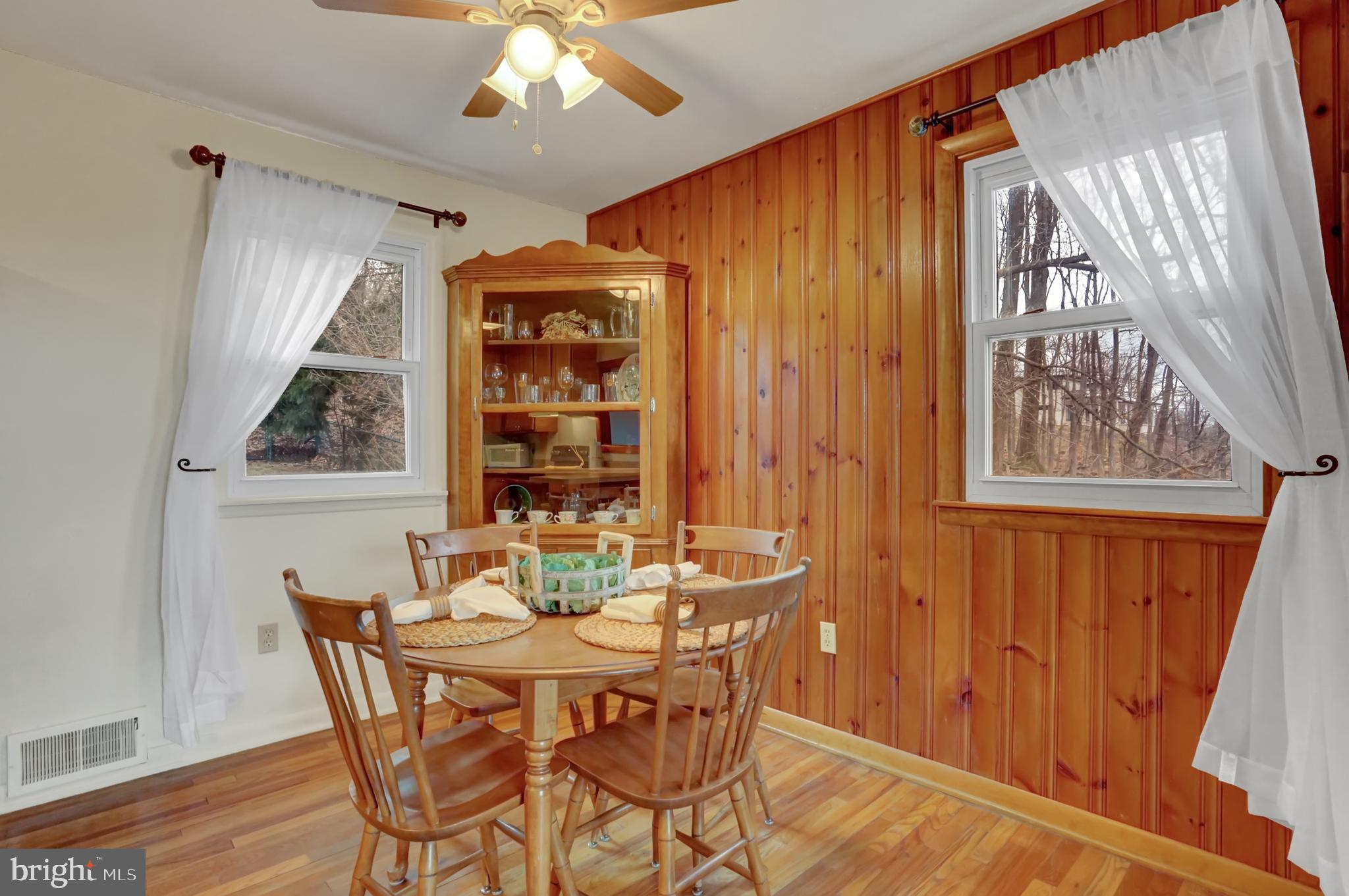 238 Clark Road Hershey, PA 17033 - Photo 5 of 24 Dining Area:Hardwood Floor, Corner Hutch