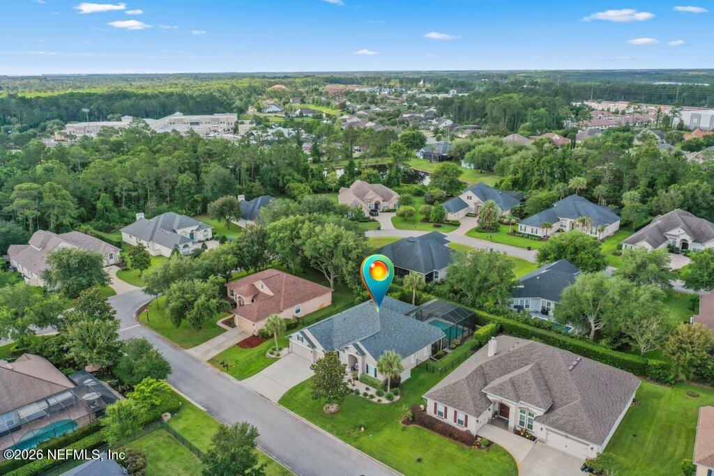 841 Ifield Road St. Augustine, FL 32095 - Photo 53 of 69 an aerial view of residential houses with outdoor space and street view
