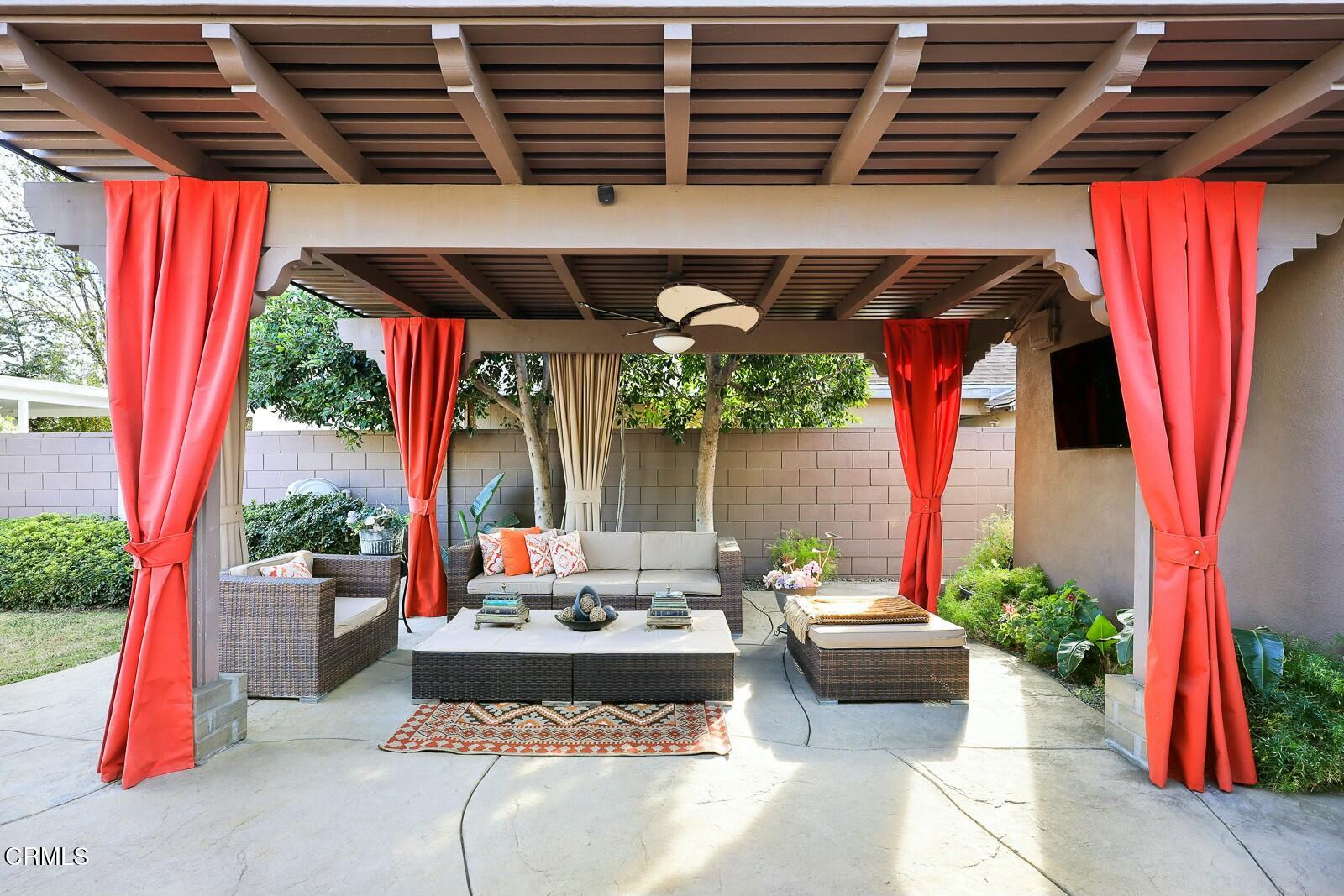 6708 Ranchito Avenue Van Nuys, CA 91405 - Photo 22 of 37 a outdoor living space with furniture and outdoor view