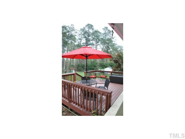 8904 Hunting Trail Raleigh, NC 27613 - Photo 17 of 20 Great deck over looking the huge back yard! Patio/Deck
