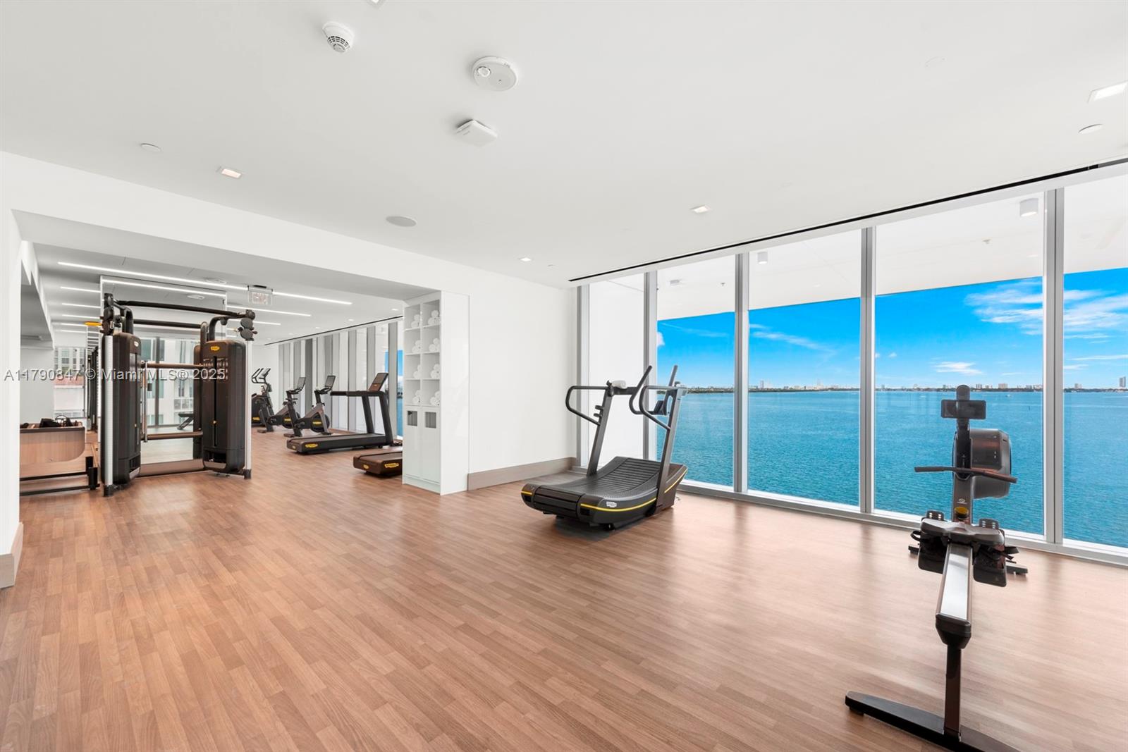 700 Northeast 26th Terrace, Unit TH403 Miami, FL 33137 - Photo 57 of 85 a view of a room with gym equipment