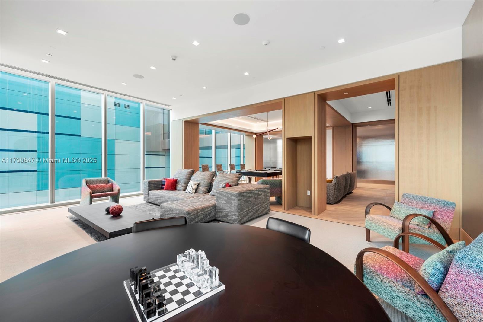 700 Northeast 26th Terrace, Unit TH403 Miami, FL 33137 - Photo 71 of 85 a living room with furniture and a large window