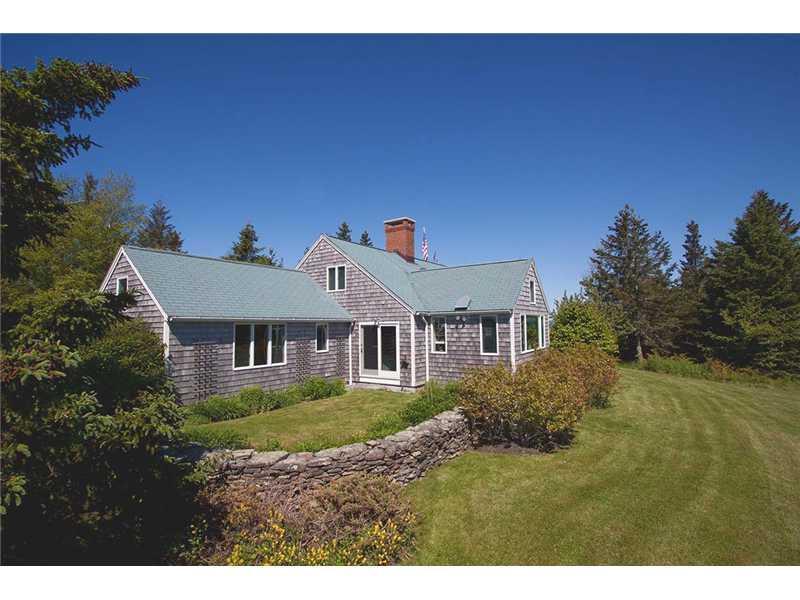 927 Crabtree Point Road North Haven, ME 04853 - Photo 7 of 21 Exterior Front. House sits on a...