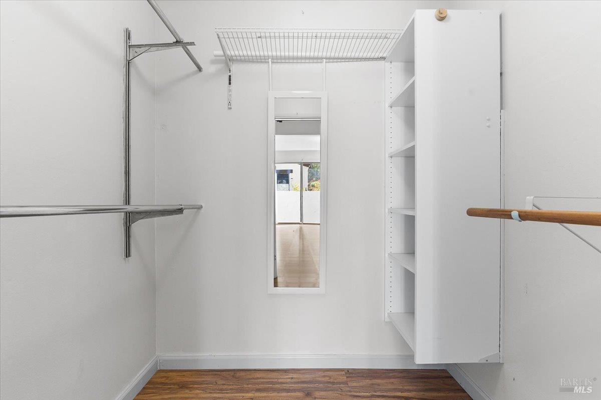 802 Adobe Drive Santa Rosa, CA 95404 - Photo 17 of 32 a view of small space with wooden floor and closet