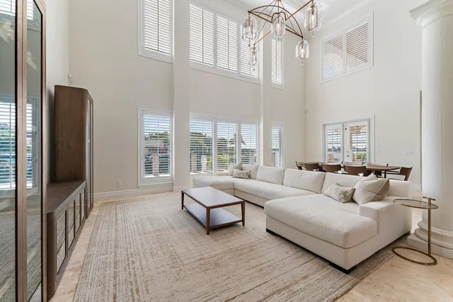 a kitchen with lots of counter top space