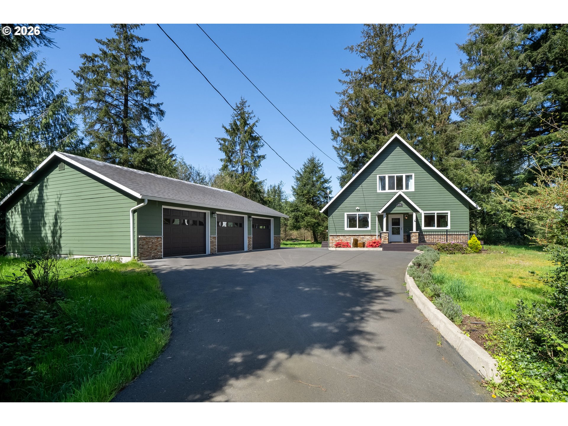 6040 Brickyard Road Tillamook, OR 97141 - Photo 41 of 41 a front view of house with yard and green space