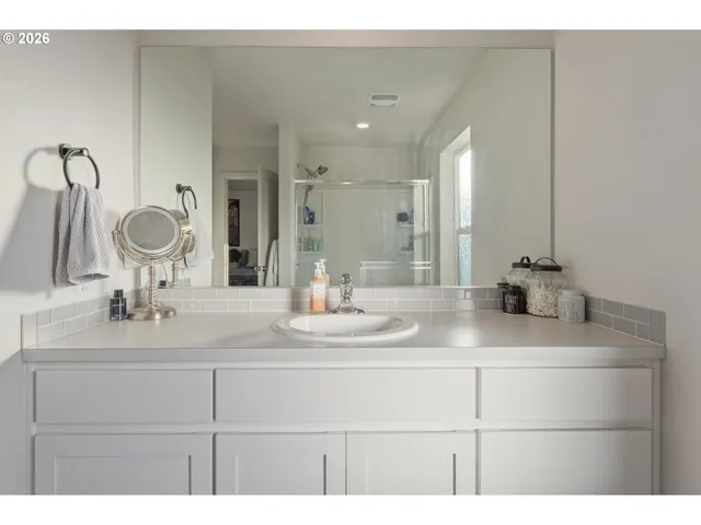 a room with furniture and air hockey table
