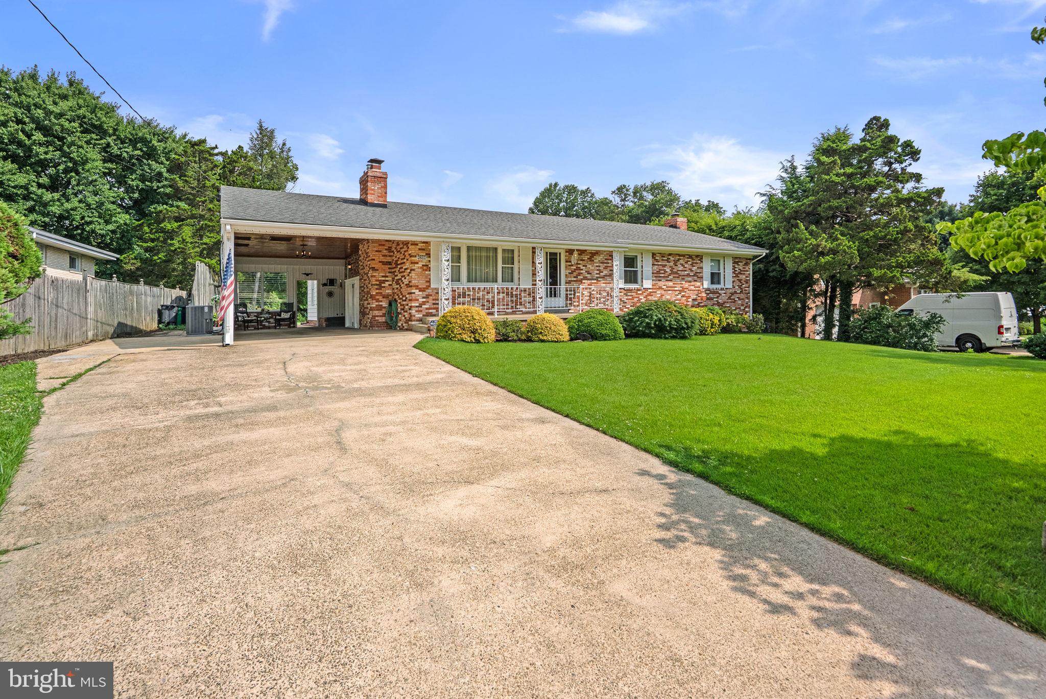 Extended Driveway, Parking Pad & 2-car Carport