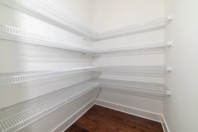 a view of walk in closet