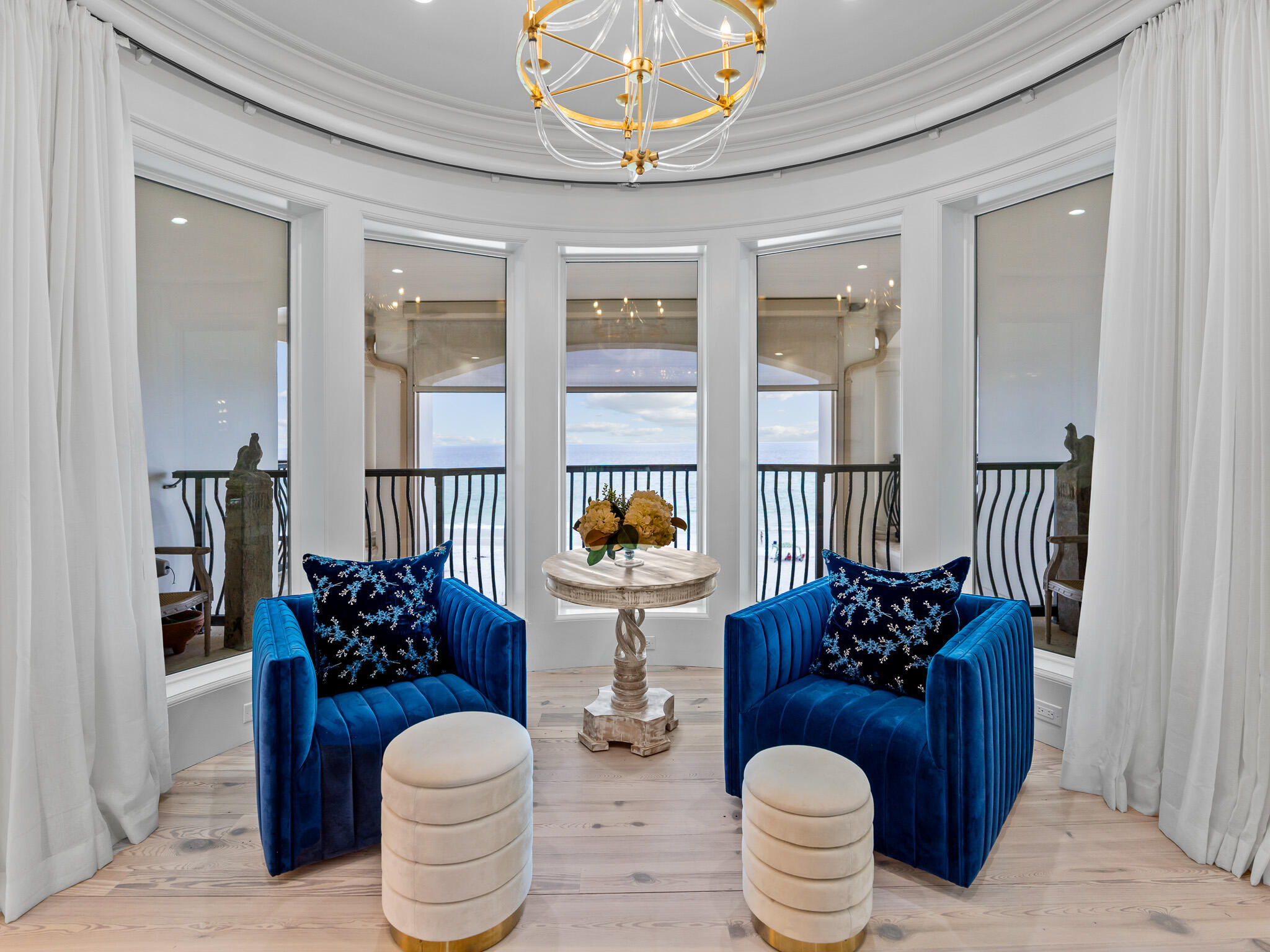 756 Blue Mountain Road Santa Rosa Beach, FL 32459 - Photo 26 of 86 a living room with furniture a table and decor