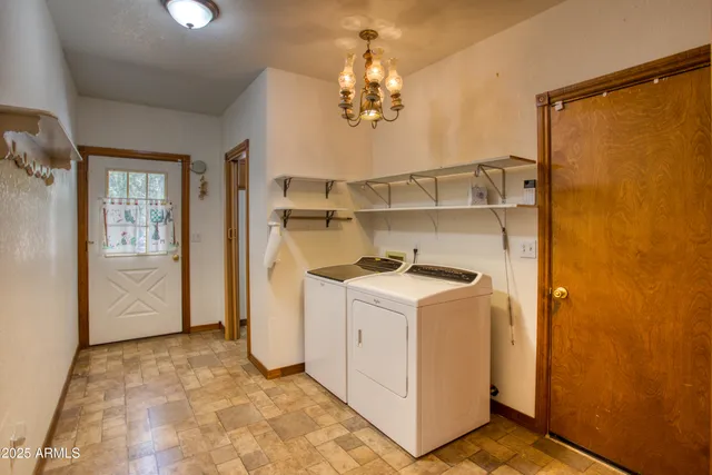 a view of a lake with a yard