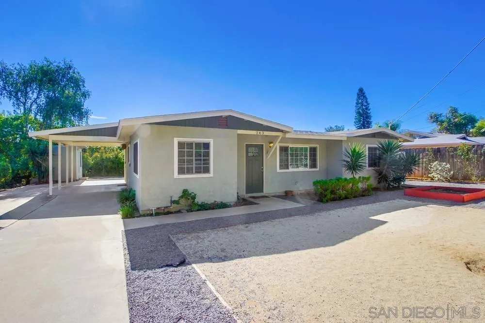 243 East View Street Fallbrook, CA 92028 - Photo 3 of 50 a view of a house with a patio