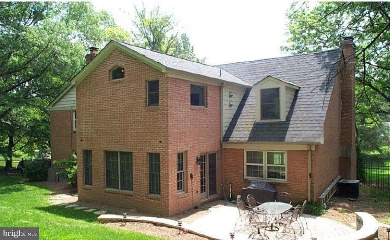 7701 Barnum Road Bethesda, MD 20817 - Photo 22 of 22 Rear of the home -- perfect for outdoor fun!