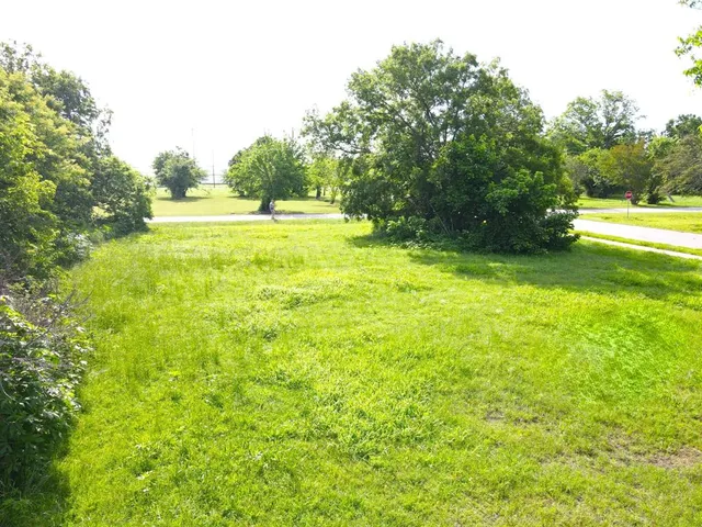 a view of pool with trees