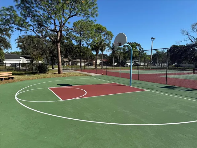 a view of a tennis court