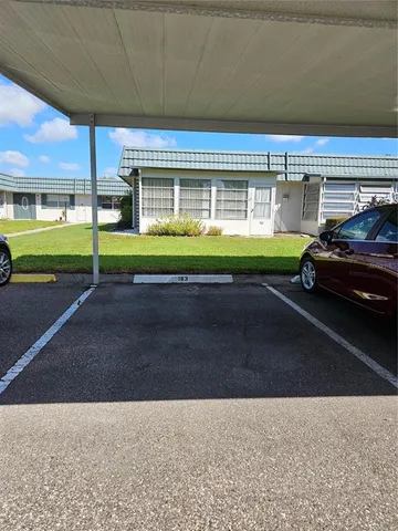 a view of a house with a garden