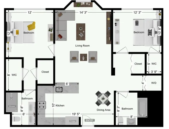 $6,700 | 1400 Hudson Street, Unit 233, Hoboken, NJ 07030