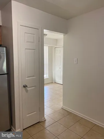 a view of a black and white house