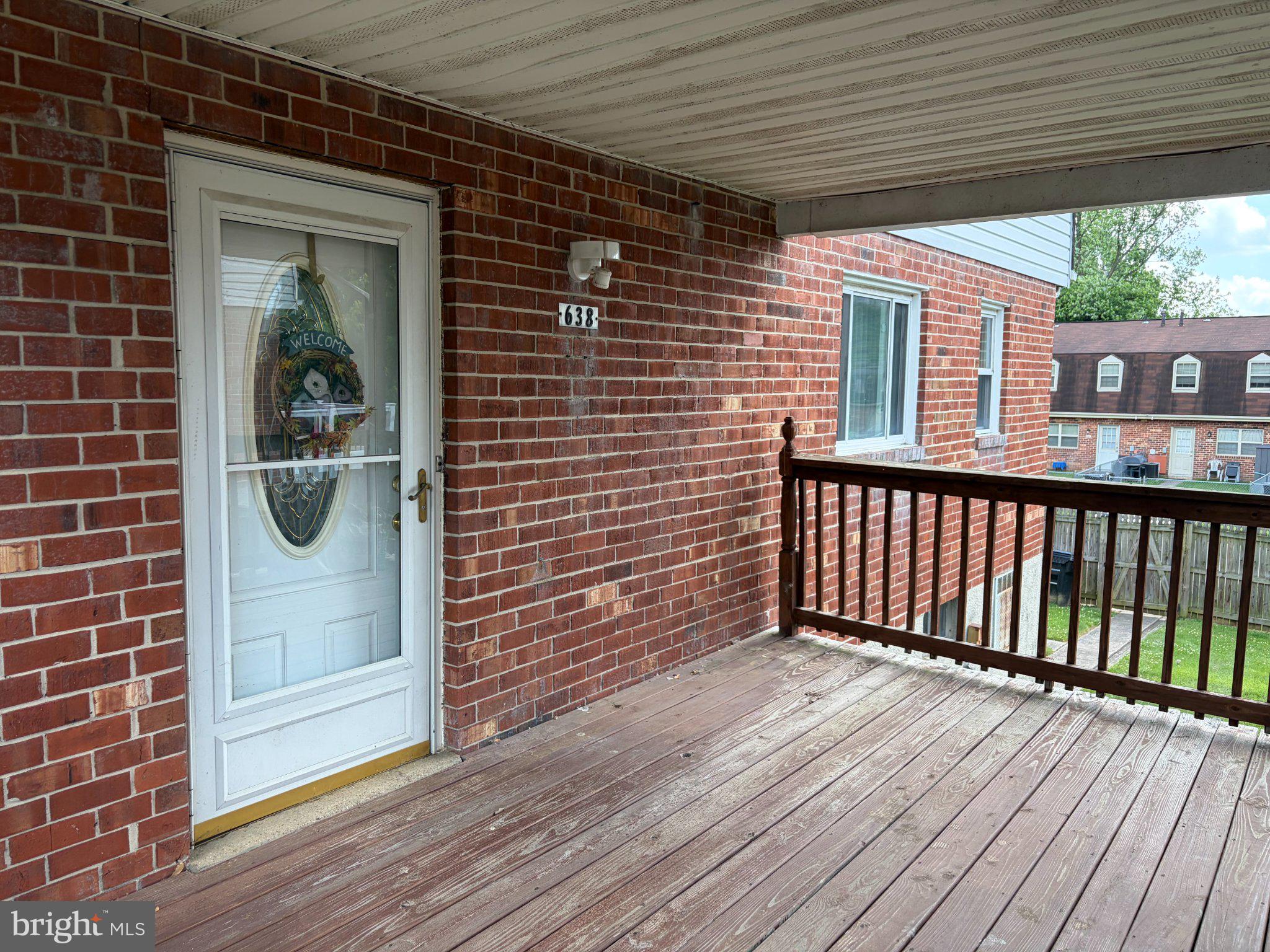 638 Kingston Road Middle River, MD 21220 - Photo 3 of 18 Charming entryway with brick accents.