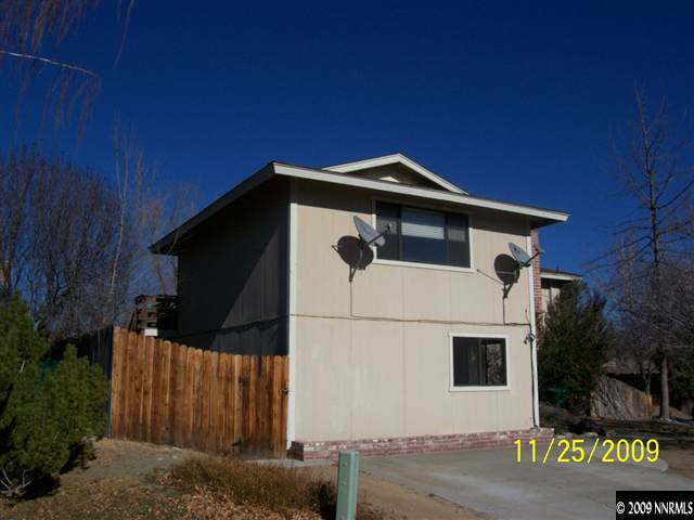 a front view of a house with entryway