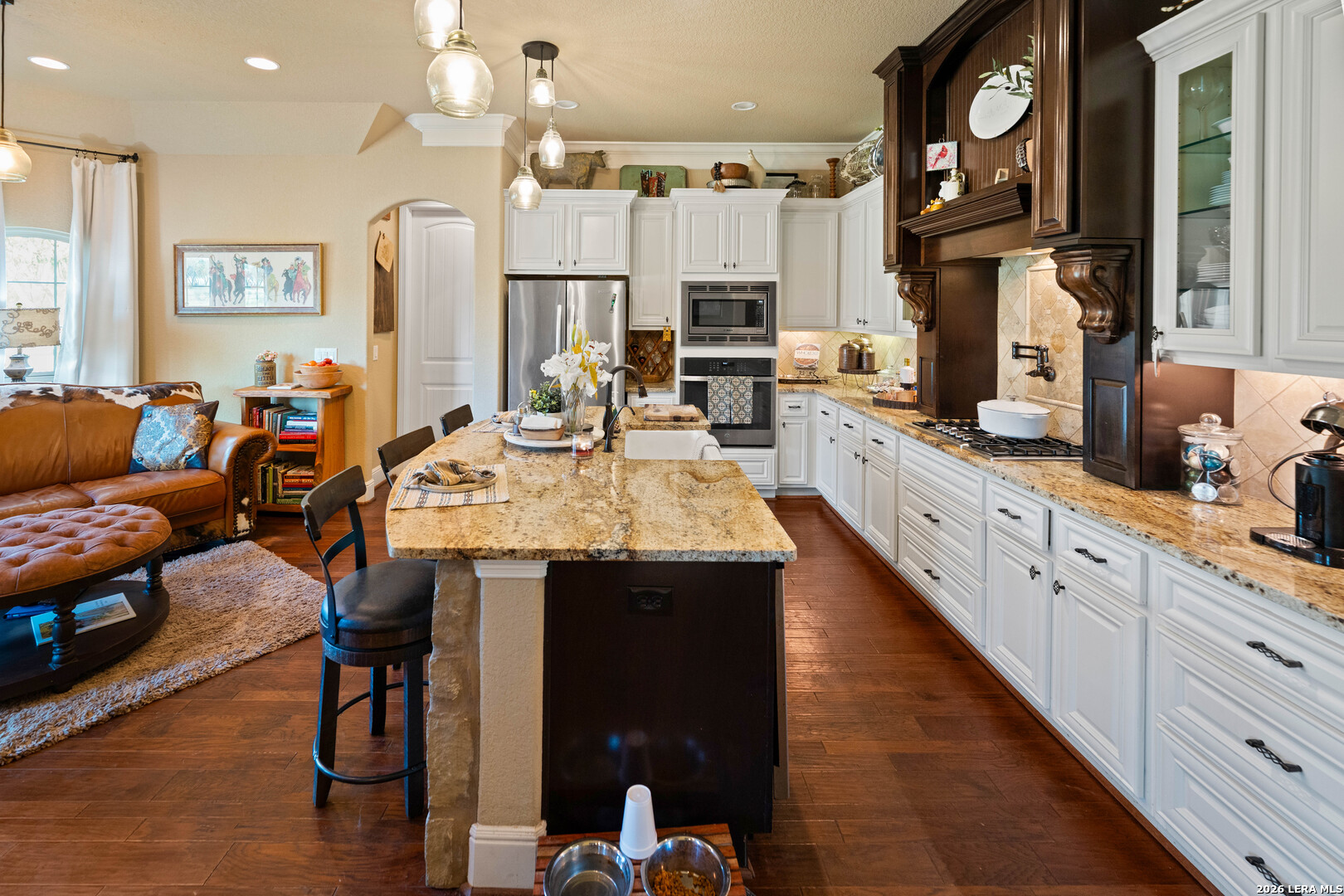 5002 Fm 476 Poteet, TX 78065 - Photo 36 of 50 a large kitchen with lots of counter space and windows