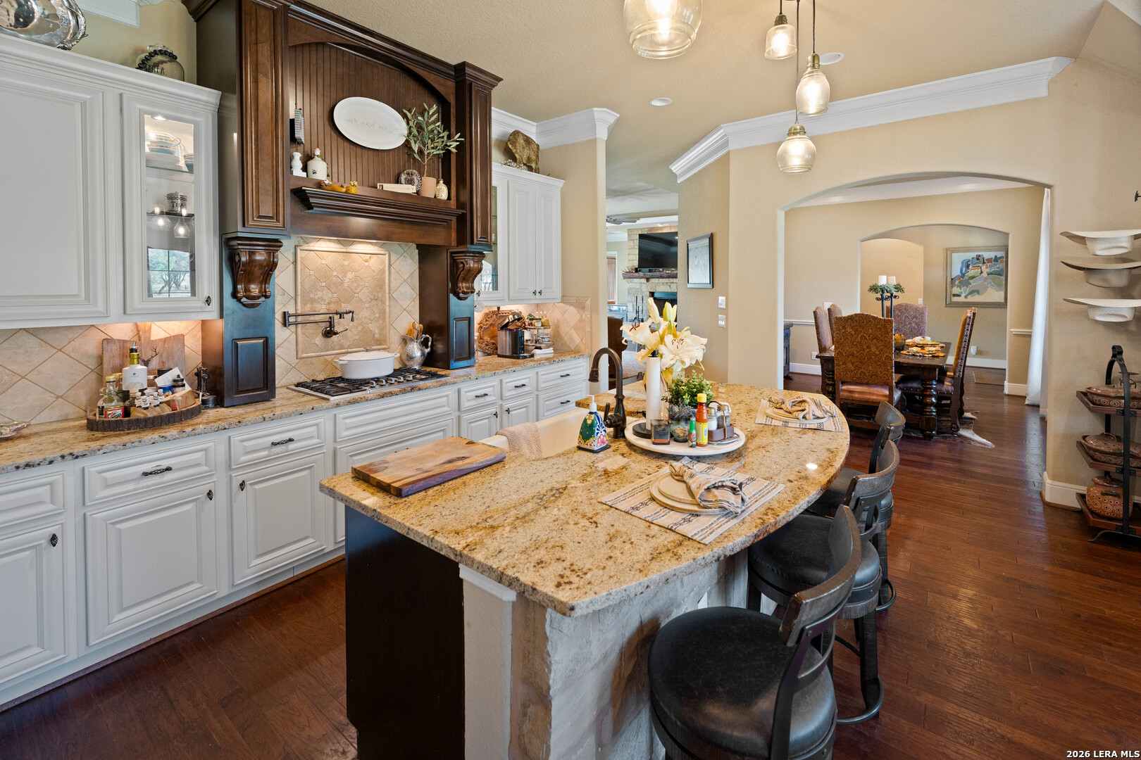 5002 Fm 476 Poteet, TX 78065 - Photo 38 of 50 a kitchen with a table and chairs in it
