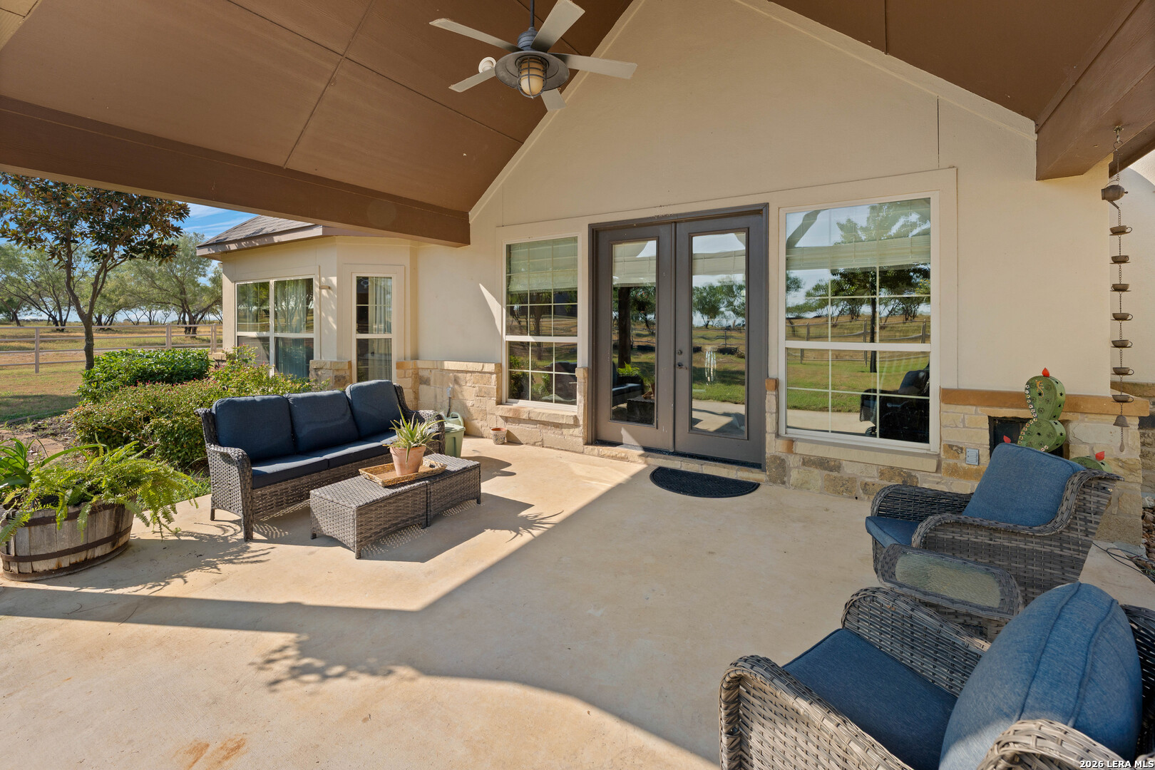 5002 Fm 476 Poteet, TX 78065 - Photo 49 of 50 a outdoor space with patio the couches and a dining table with the garden view