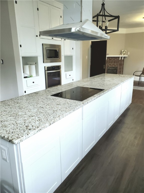202 James Street Anderson, SC 29621 - Photo 10 of 42 built in wall cabinets and microwave and oven