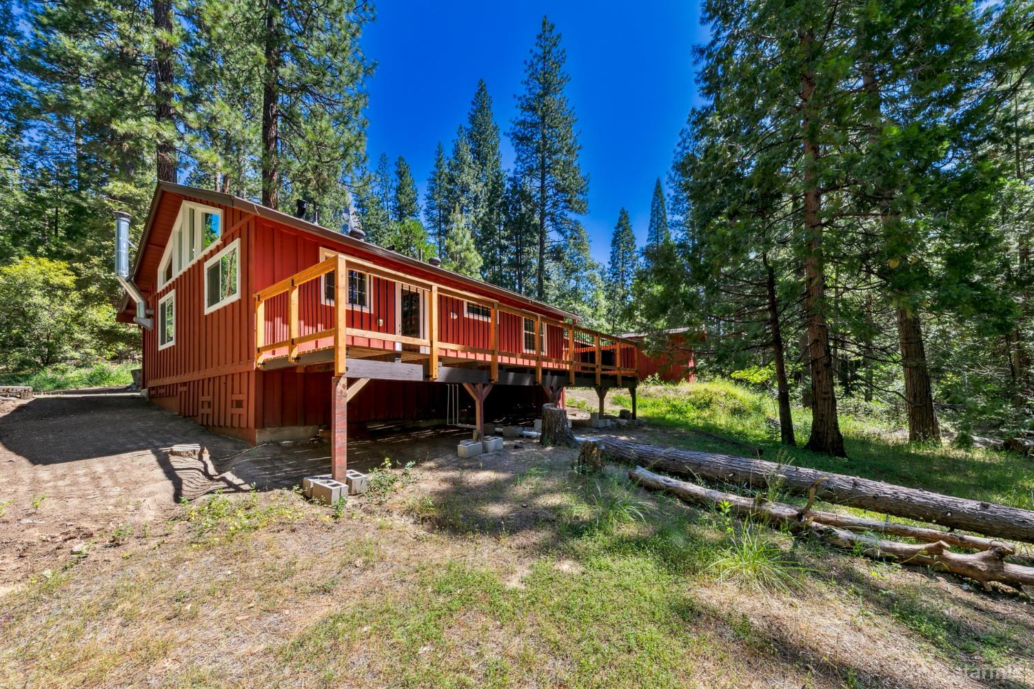 11523 Pickwick Street Kyburz, CA 95720 - Photo 4 of 24 a view of a house with a yard