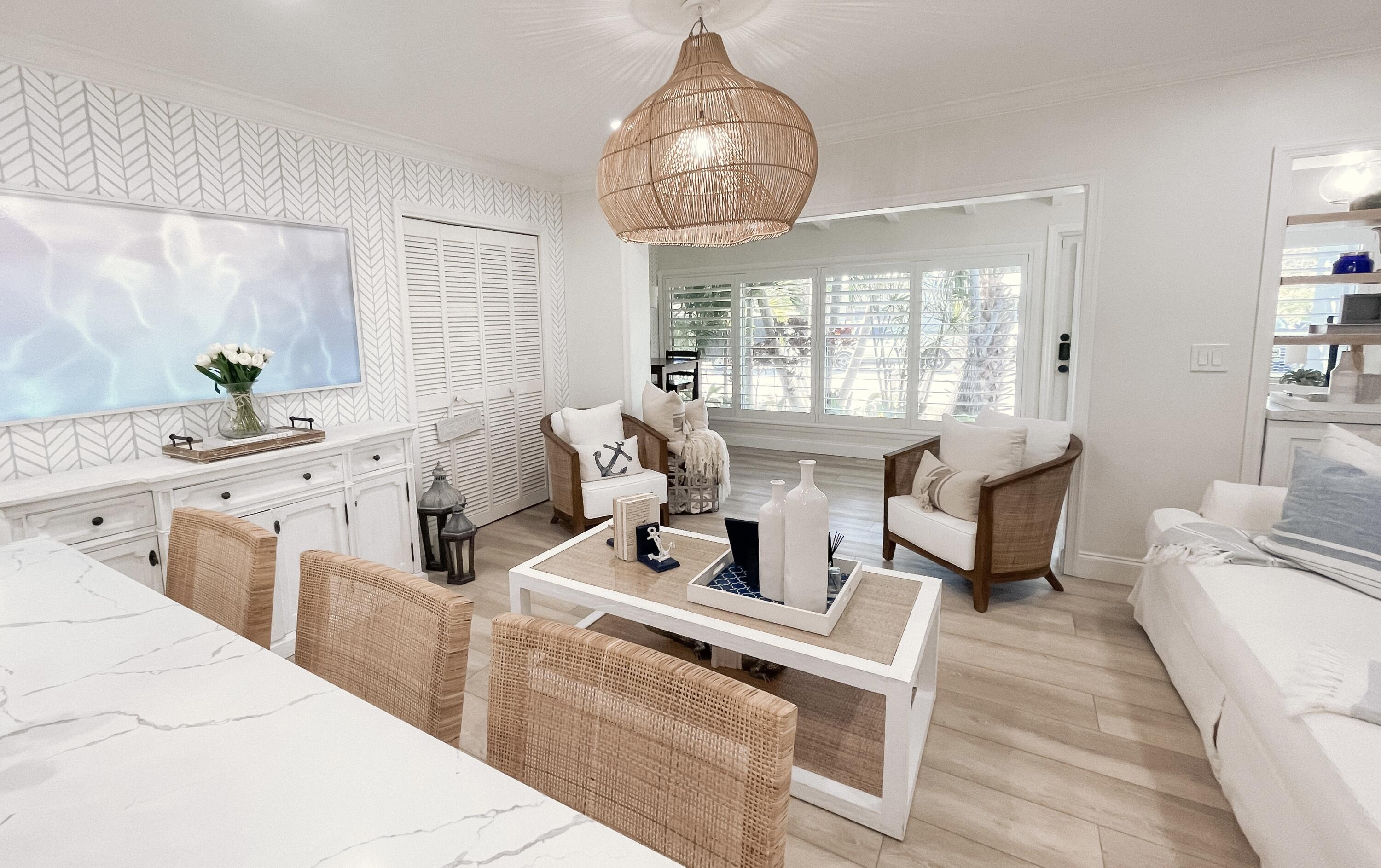 7 Fayette Drive Ocean Ridge, FL 33435 - Photo 12 of 30 a living room with furniture and a large window