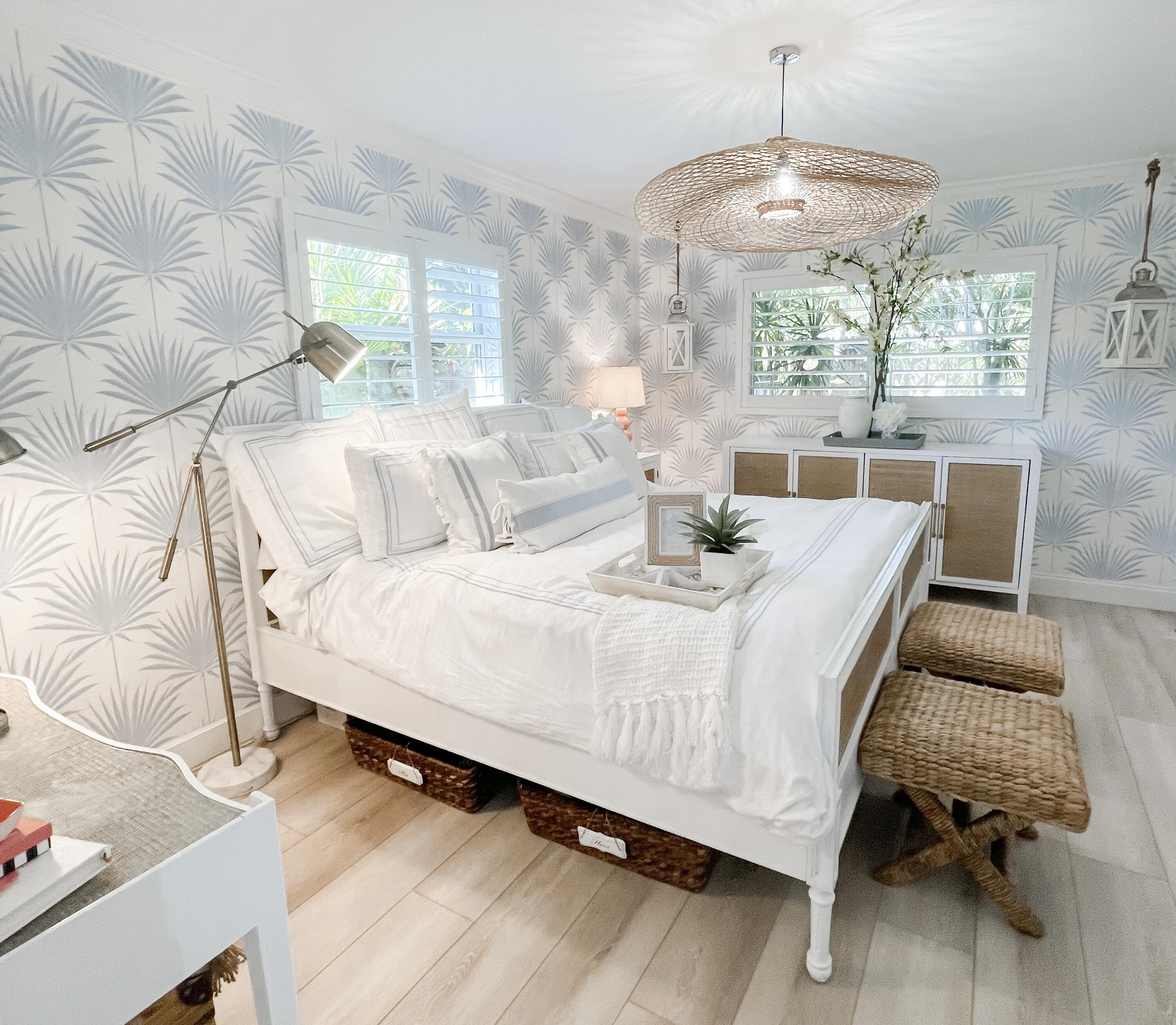 7 Fayette Drive Ocean Ridge, FL 33435 - Photo 13 of 30 a bed sitting in a bedroom next to a window