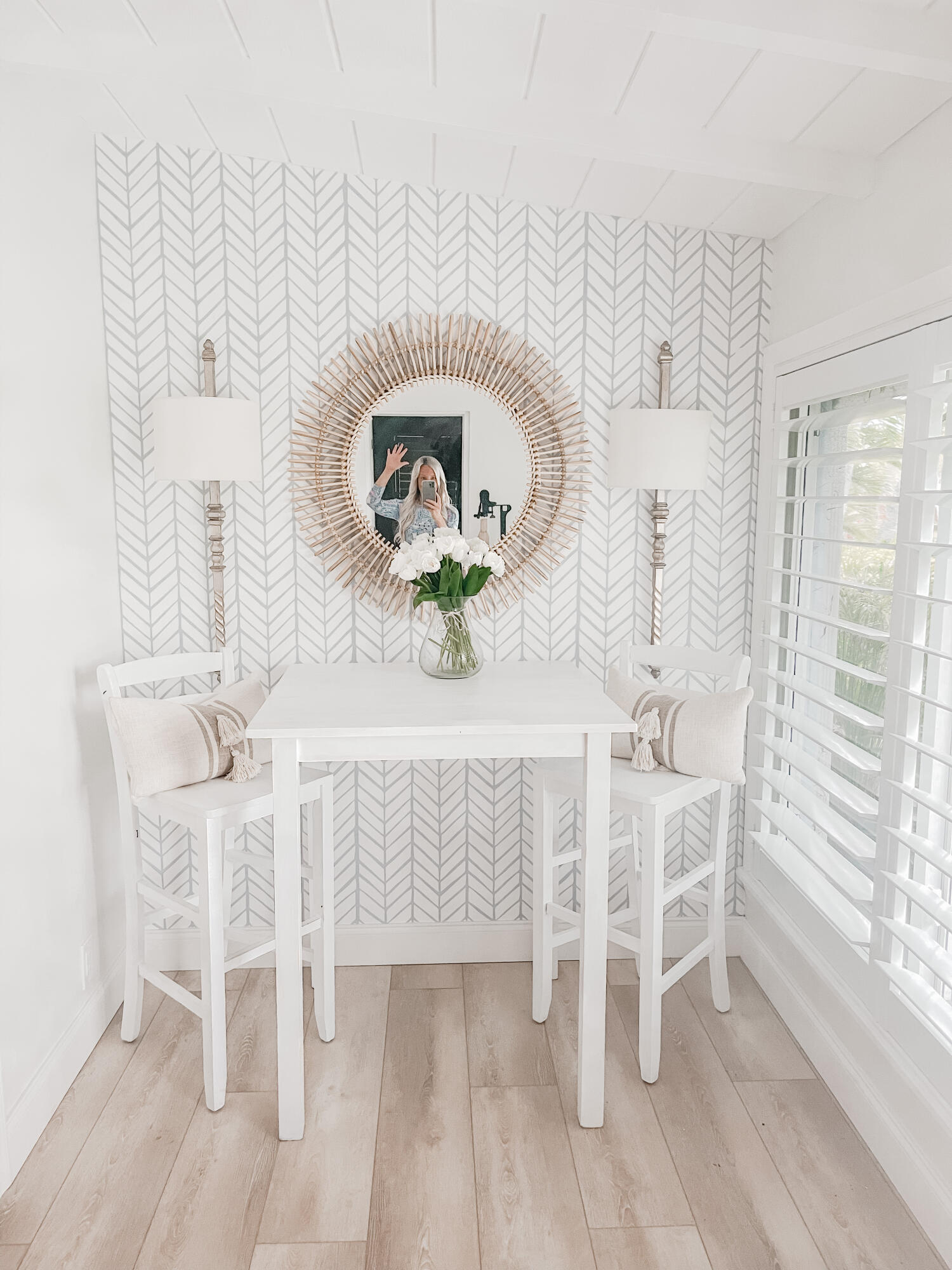 7 Fayette Drive Ocean Ridge, FL 33435 - Photo 29 of 30 a living room with a white table and chairs with wooden floor
