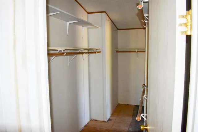 a view of walk in closet