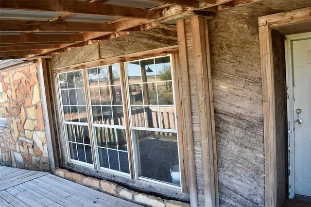 a view of front door