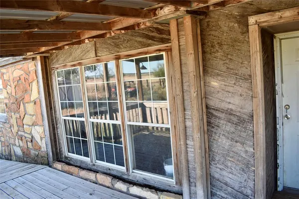 a view of front door