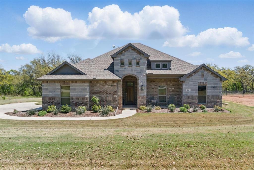 247 Gopher Road Weatherford, TX 76088 - Photo 2 of 35 a front view of house with yard