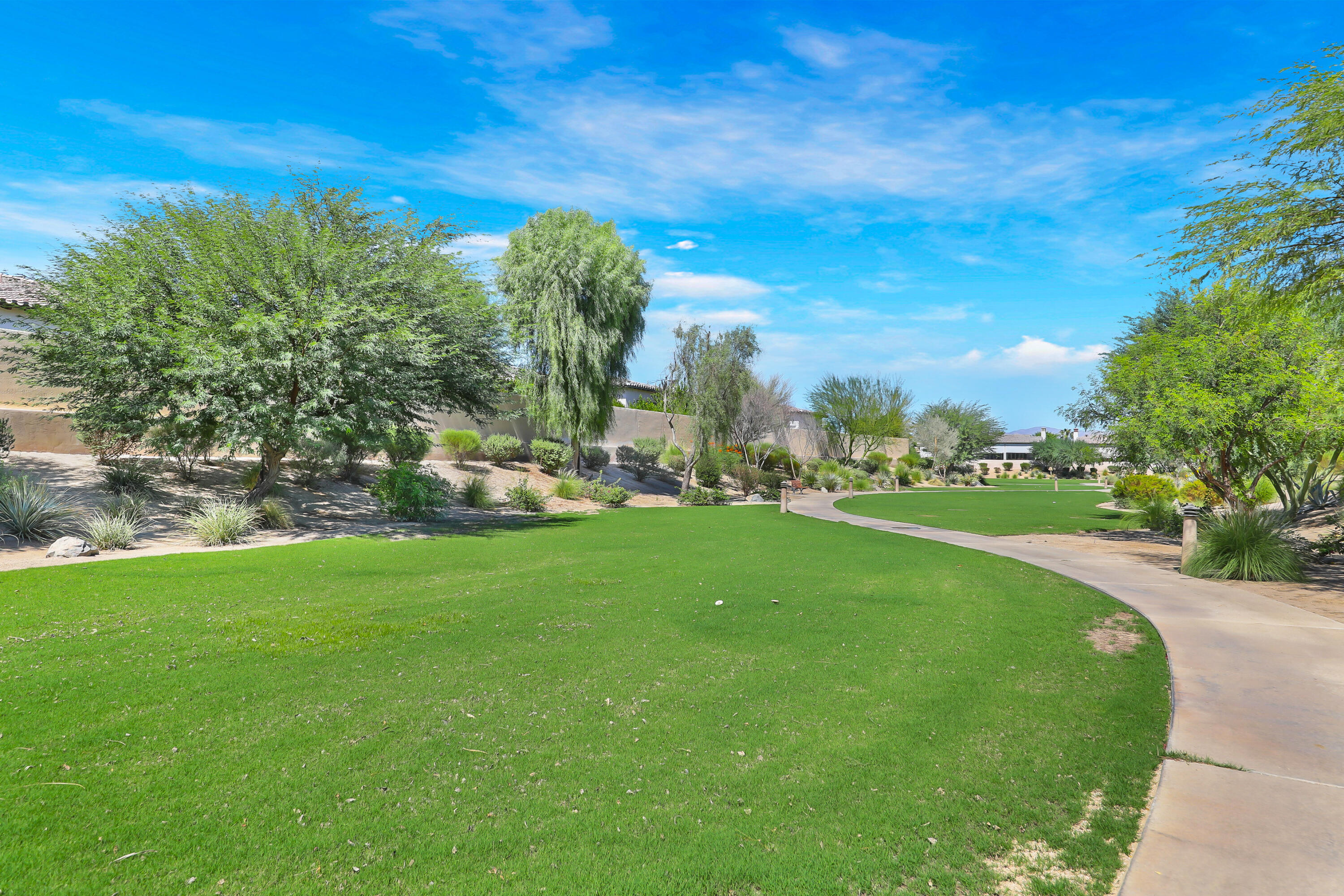 81-675 Thunder Gulch Way La Quinta, CA 92253 - Photo 49 of 61 a view of yard with swimming pool and green space